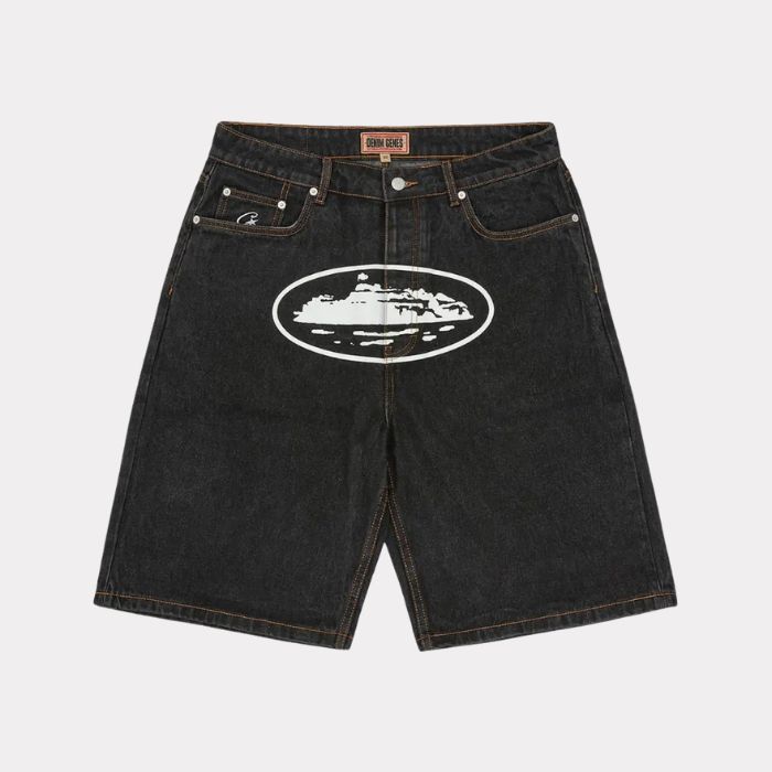 Corteiz Alcatraz Denim Shorts